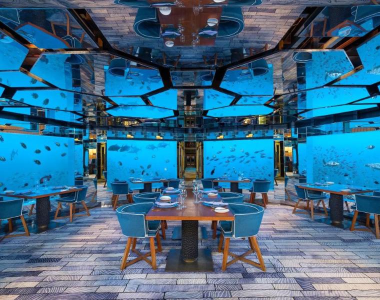 夢幻海洋世界也能吃大餐？馬爾地夫海底餐廳全攻略！