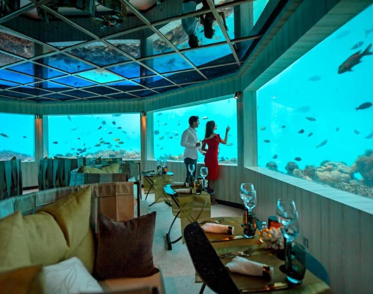 夢幻海洋世界也能吃大餐？馬爾地夫海底餐廳全攻略！